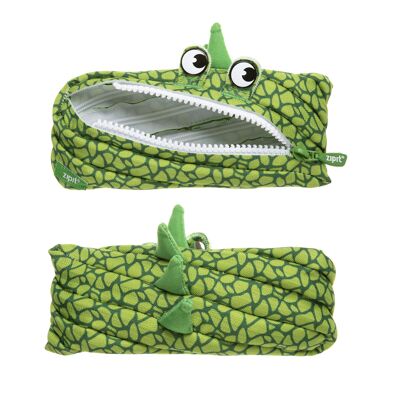 ZIPIT Dino Trousse à crayons, Trousse à crayons pour enfants, Vert