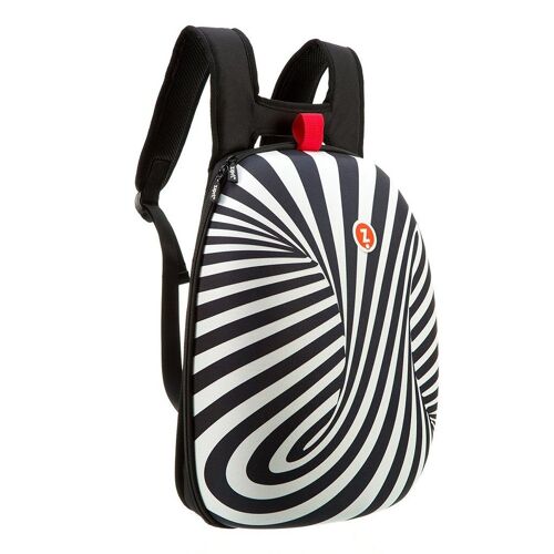 ZIPIT Shell Backpack, Black & White
