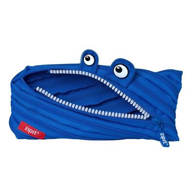 Estuche para lápices ZIPIT Monster, estuche para lápices para niños, azul