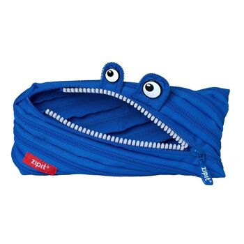 ZIPIT Monster Trousse, Trousse pour Enfants, Bleu 1