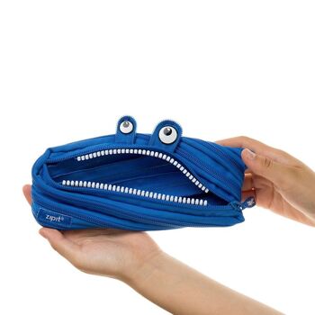 ZIPIT Monster Trousse, Trousse pour Enfants, Bleu 7