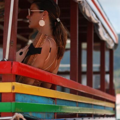 Orecchini Mandala Maxi, Argento