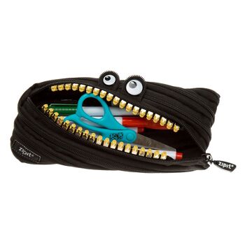 ZIPIT Grillz Trousse à crayons, Trousse à crayons pour enfants, Noir 3