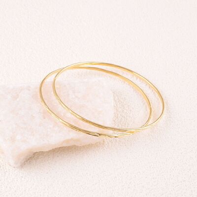 Bracciale chiuso - effetto testurizzato 2 mm - venduto in confezioni da 2