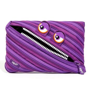 ZIPIT Wildlings Jumbo Trousse à crayons, Trousse à crayons pour filles, Violet 1