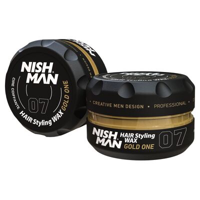 Nishman Hair Styling Aqua Wax 07 Gold One