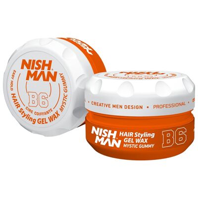 Nishman Hair Styling Aqua Gel Wax B6 Mystic Gummy