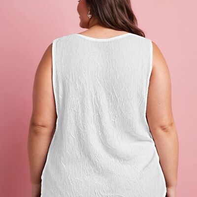 Top with pattern and lace on the back (A880&BLANC)