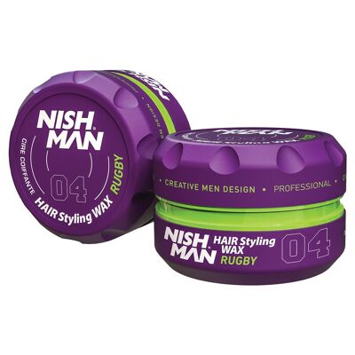 Nishman Hair Styling Aqua Wax 04 Rugby