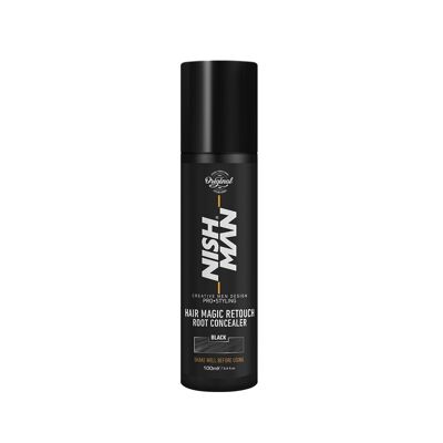 Nishman Hair Magic Retouch Root Concealer - Black