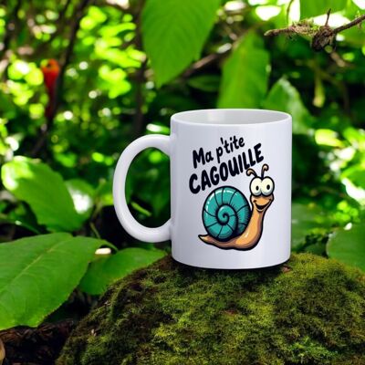 Mug, “My little cagouille” (Snail)