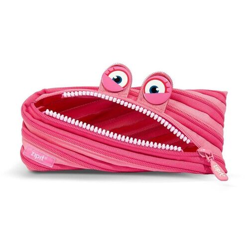 ZIPIT Wildlings Pencil Case, Pencil Pouch for Girls, Pink