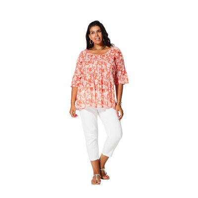BLUSA DE VERANO CON MANGA 3/4 TUP0562D