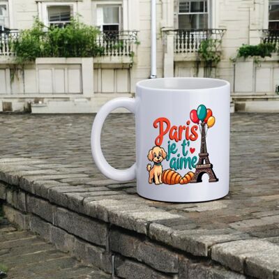 Mug, "Paris I love you" (Pepette)