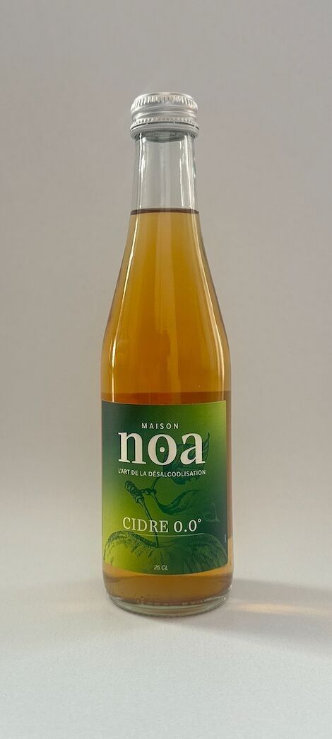 Cidre désalcoolisé Maison NOA Bouteille de 25cl