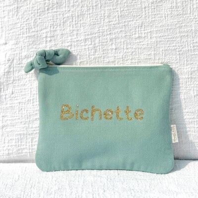 Celadon "Bichette" pouch