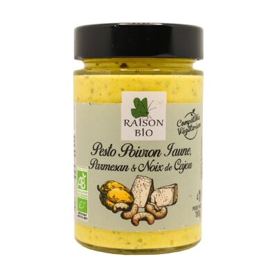 Bio Pesto mit gelber Paprika 180gr