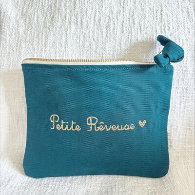 Peacock Blue "Little Dreamer" Pouch