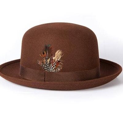 Bower Hat “ondon Baic” Brown-