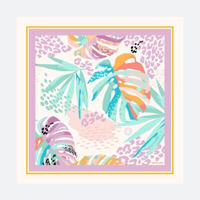 Silk scarf 90 Waikiki