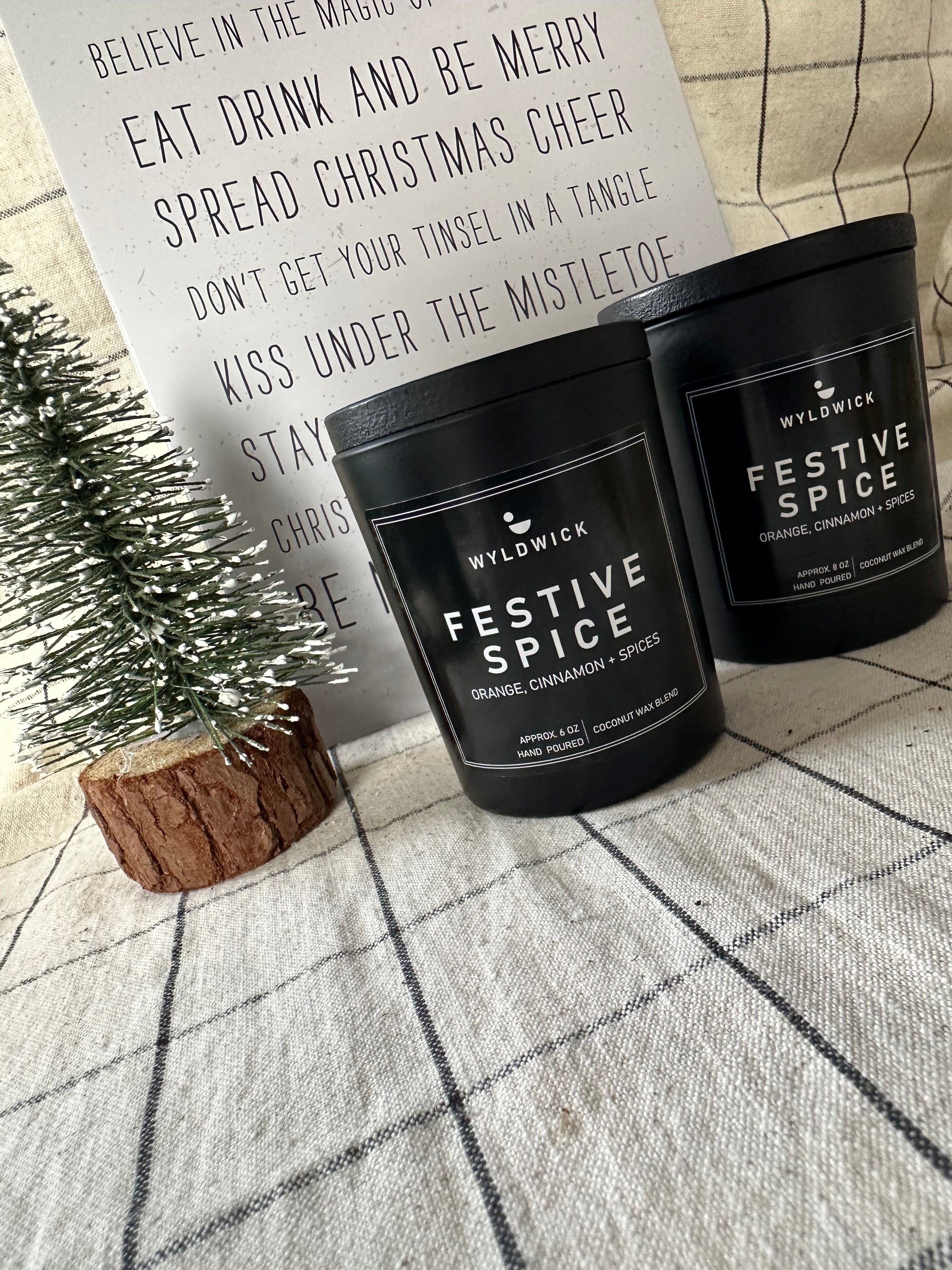 FESTIVE SPICE Kerze 8oz