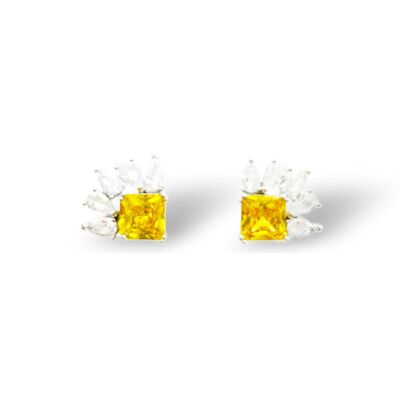 YELLOW DIAMOND EARRINGS