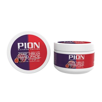 Crema de manos y rostro Pion Rainbow Edition Professional Care Higo y pomelo 300 ml