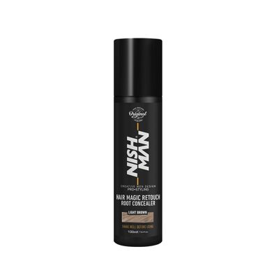 Nishman Hair Magic Retouch Root Concealer- Light Brown