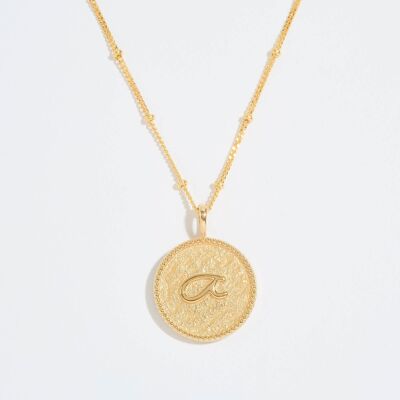 Collar de oro F*** | Collar con monedas de oro | Joyería Talisman