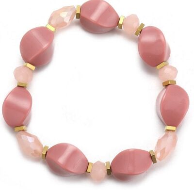 Thema elastic bracelet in stainless steel