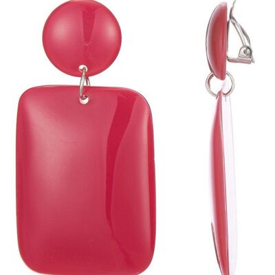 Boucles d'oreilles clip France en acier inoxydable