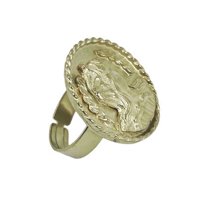 Golden Invincible Ring. Adjustable