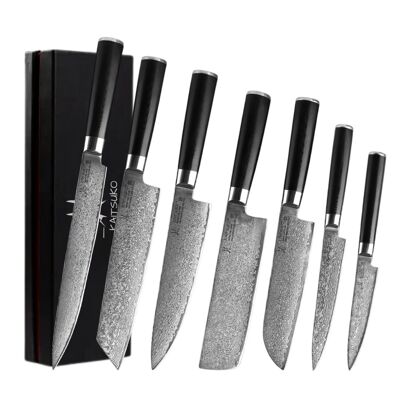 Set of 7 Japanese knives - Kyoto