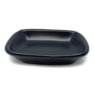 Ceramic Snack Dish – Portland, Matte Black – 13x6cm
