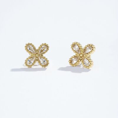Pendientes de acero inoxidable 124AQ424