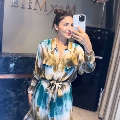 RODA TIE AND DIE DRESS