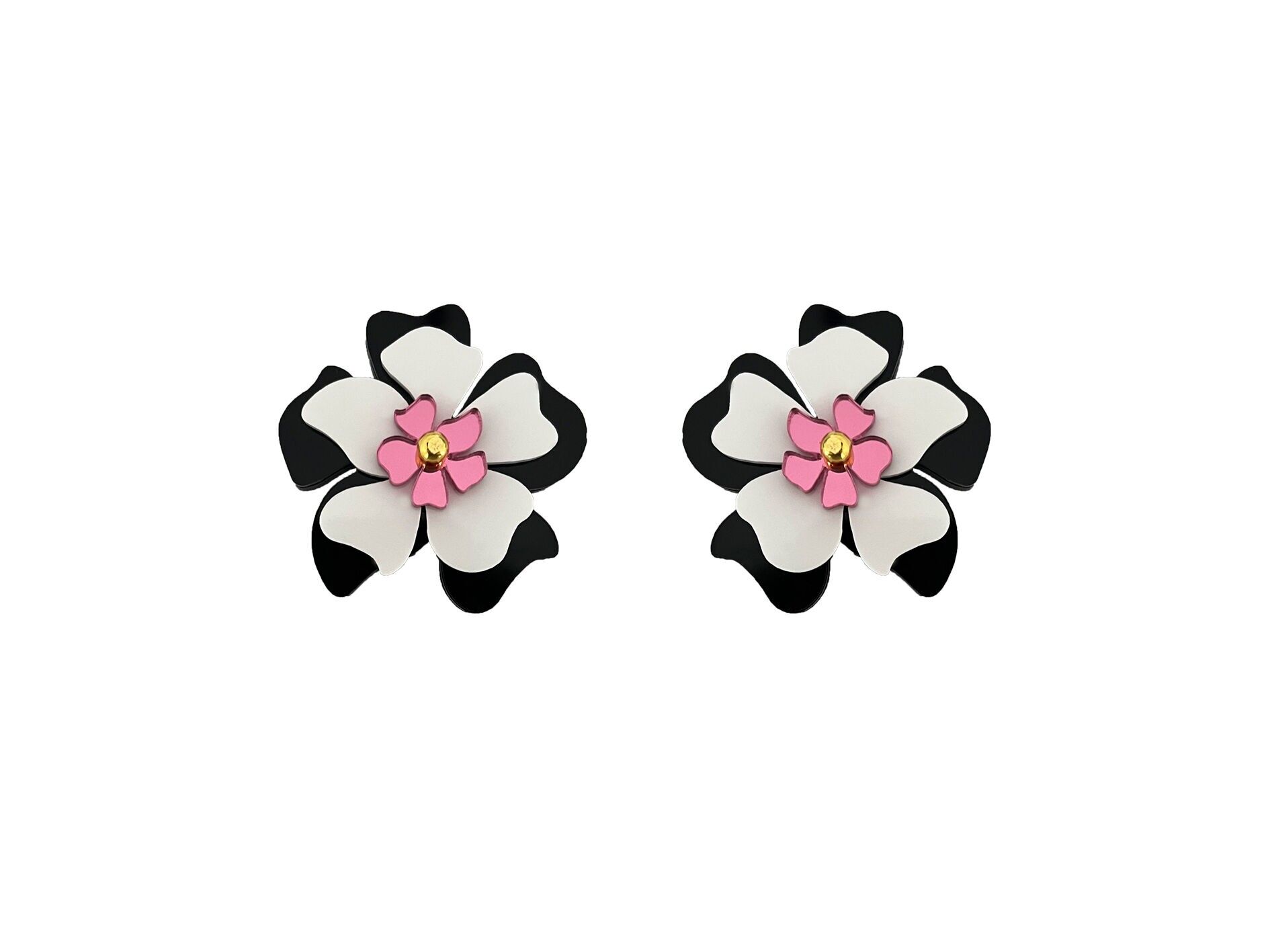 BOUCLES D'OREILLES FLORIDA N&B
