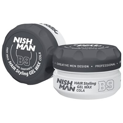 Nishman Hair Styling Aqua Gel Wax B9 Cola
