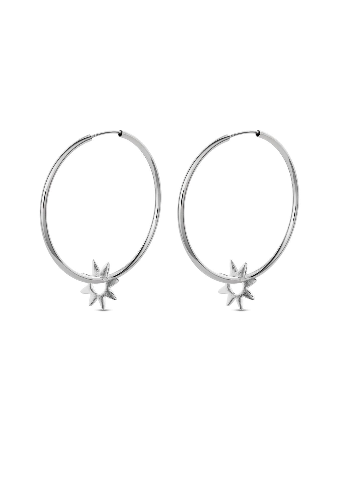 Sea Sun Nomad Hoops Argento