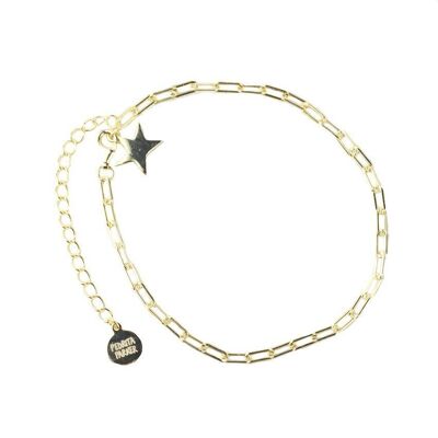 Vergoldetes Rockstar-Armband aus Silber