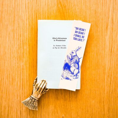 Bookmark Alice's adventures in wonderland - The White Rabbit