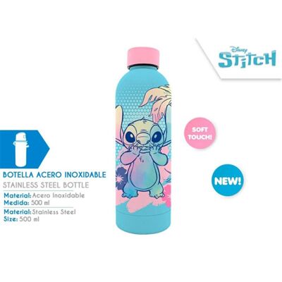 Stitch 500ml Borraccia in acciaio inossidabile stampata in 3D
