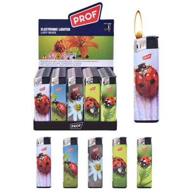 Prof FixFlame Lady Bugs Electronic Lighter