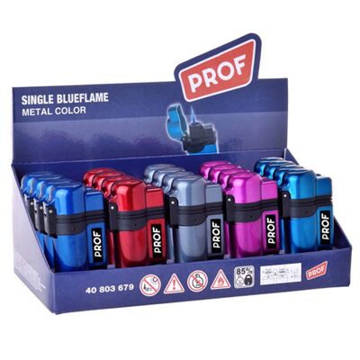 Prof Crystal Lighter BlueFlame Metal Color