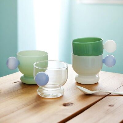 Creative Minimalist Glass Mug with Handle