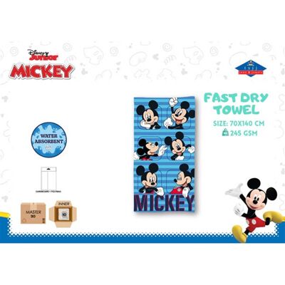Toalla de playa Mickey 70 x 140 cm 100% microfibra