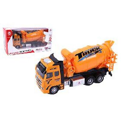 Retro Friction Metal Truck Box Spinning Top 1/38th