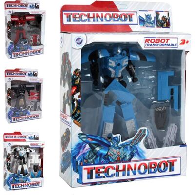 16cm Transformable Robot Box into a Train