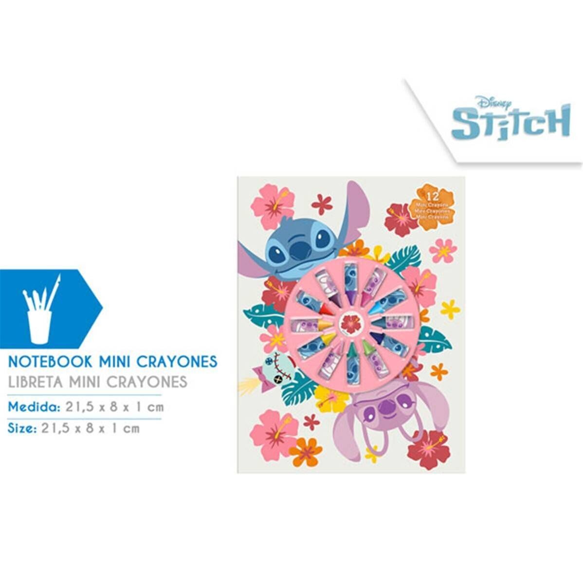 Quaderno con 12 matite Mini Stitch