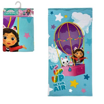 Gabby's Dollhouse Beach Towel 70 x 140 Cm 100% Microfiber